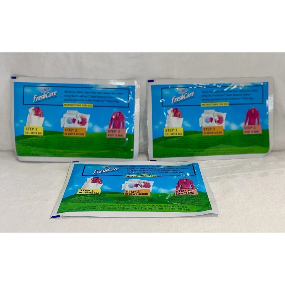 Clorox FreshCare Kit Dryer Activated Refill Cloths W/ Bag Discontinued Product!